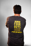 FOUR GUYS USE PEDESTRIAN CROSSING STONE WASHED T-SHIRT